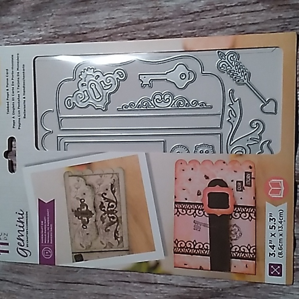 Gemini paper die cut Dimensionals by Crafters Companion